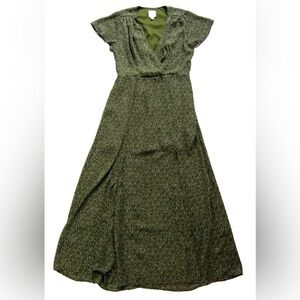 Franchescas Blue Rain Green Romper Dress